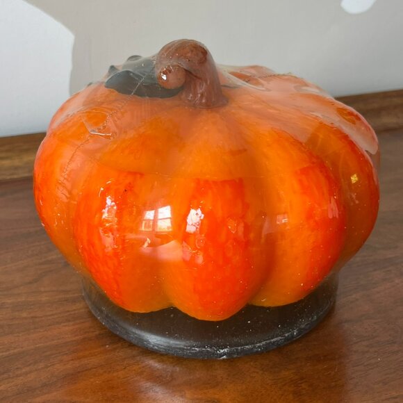 Sealed JC Penney Home Collection Wax Pumpkin Candle Large Jack-O-Lantern Vintage - Picture 4 of 10